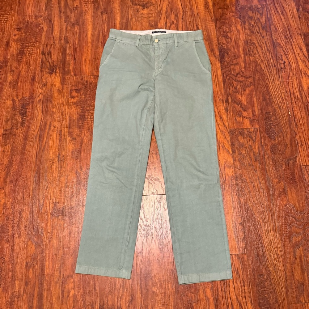 KJP Kiel James Patrick Green Chino Pants 30x32 Made in USA